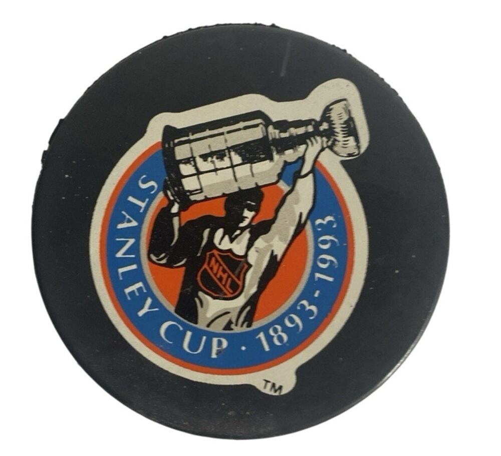 NHL STANLEY CUP INGLASCO Official GAME PUCK